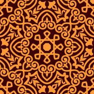 Bold intricate arabic seamless pattern