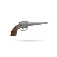 Gun abstract isolated on a white backgrounds vector illustration N8
