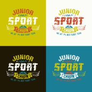 Junior rugby team emblem N4