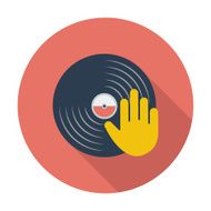 Vinyl disc whit hand N6