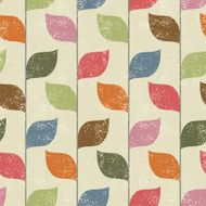 Floral seamless pattern with leaves N9