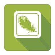 feather vector icon N3