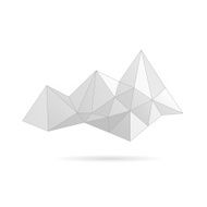 Mountain abstract isolated on a white background vector illustration N5