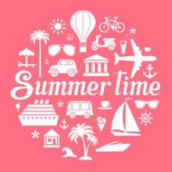 Set of summer icons N5