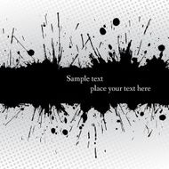 Ink grunge banner N2