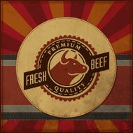 Labels of butcher shop N41