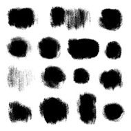 Ink splatters Grunge design elements collection N10