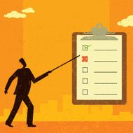 Examining a checklist