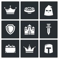 Kingdom icons Vector Illustration