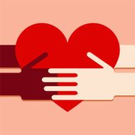 Hands with heart N8