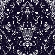 Deer head Seamless pattern N5