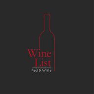Wine List Menu Card Design template