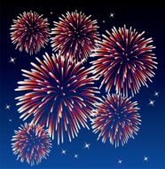 Red Fireworks N2