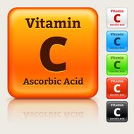 Vitamin C Multi Colored Button Set N2