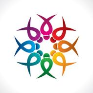 teamwork icon design