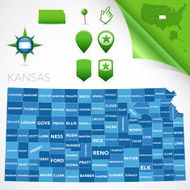 Kansas County Map