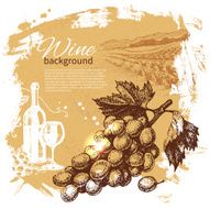 Wine vintage background N5