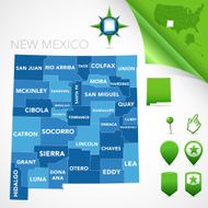 New Mexico County Map