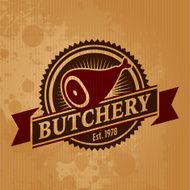 Labels of butcher shop N44