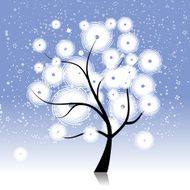 Winter tree beautiful