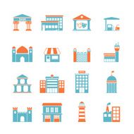 Government buildings icons N7