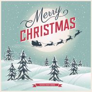 Vintage Santa Claus Sleigh