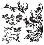Floral Design Series Chinese style N6