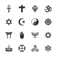 Religion Silhouette Icons