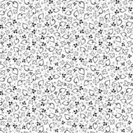 Seamless pattern with leaves Vector illustration