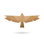 Eagle abstract isolated on a white background N4