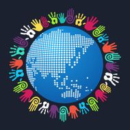 Diversity hands world N2