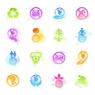 Stains Icons - Earth Day