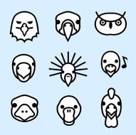 ZOO ICONS (outline) 3