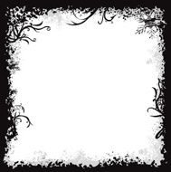 Winter Grunge Frame