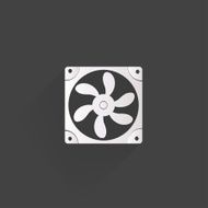 Computer cooling fan icon N2