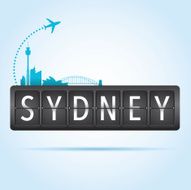 Sydney departure board N2