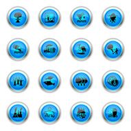 Blue Icons - Environmental Damage