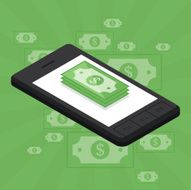 Money smartphone