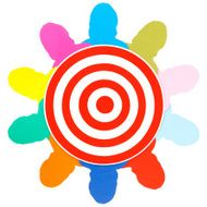 Women target circle