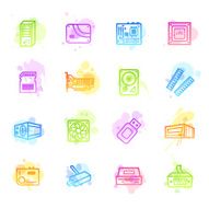 Stains Icons - Computer Components