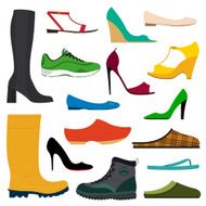 Collection of various shoes N2