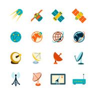 Satellite Icons Set N2