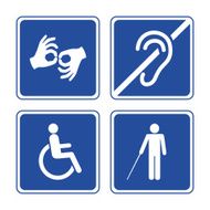 Disabled signs