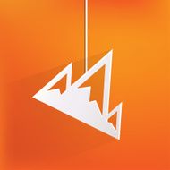 Mountains web icon N4