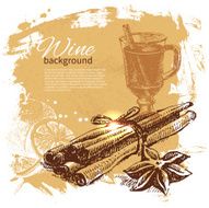 Mulled vintage background N2