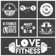 Fitness icons vector set N2
