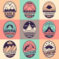 Mountain badge set2color1 N2