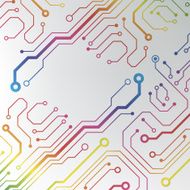 EPS10 vector circuit board background texture N25