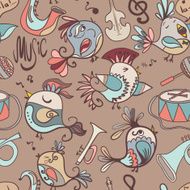birds musical instruments notes