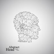 Circuit board human head eps 10 N4